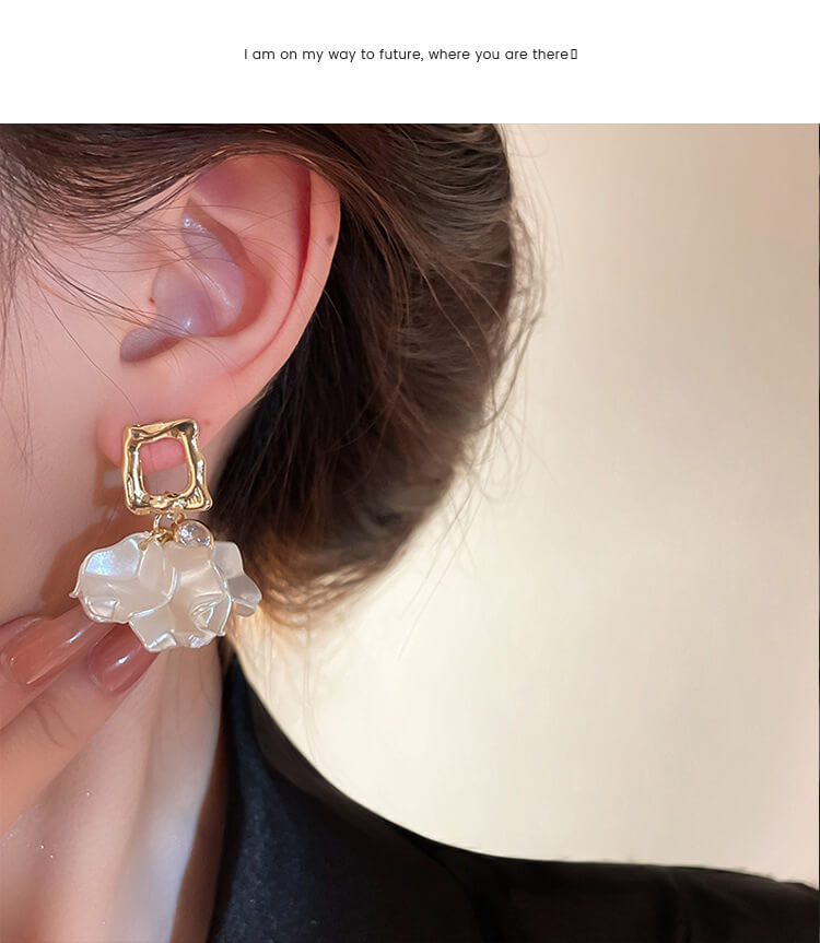 Boucles d’oreilles Astoria 2. Bijoux en acier inoxydable