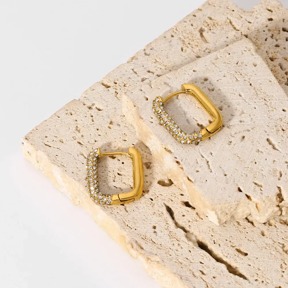 Boucles d’oreilles Aurora 5. Bijoux en acier inoxydable
