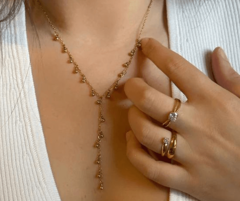 Collier Alma 4. Bijoux en acier inoxydable