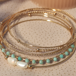 Bracelet dounia 2. Bijoux en acier inoxydable