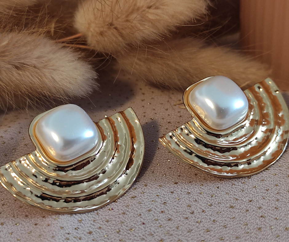 Boucles d'oreilles goutte Lisa 1. Bijoux en acier inoxydable