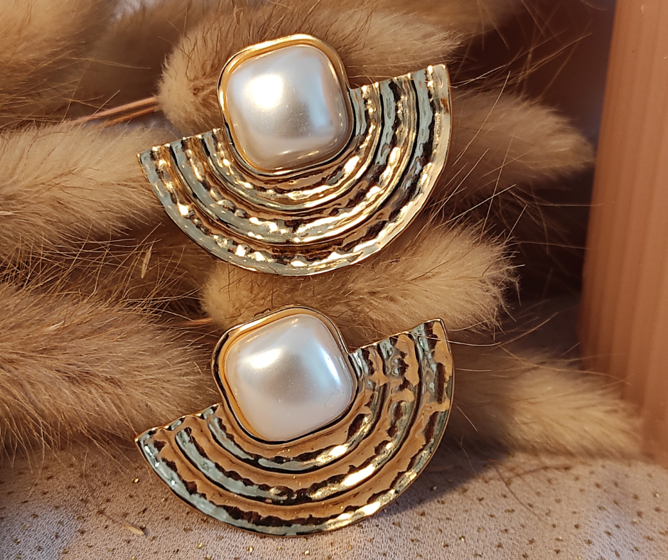 Boucles d'oreilles goutte Lisa 2. Bijoux en acier inoxydable