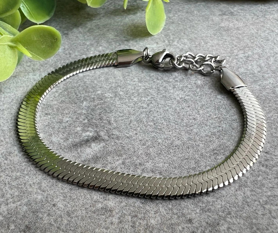 Bracelets Miroire 3 . Bijoux en acier inoxydable