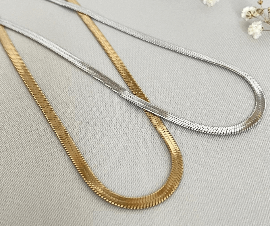 Collier Miroire 6. Bijoux en acier inoxydable