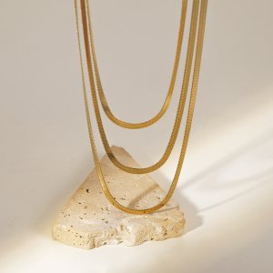 Collier Necklace 3. Bijoux en acier inoxydable