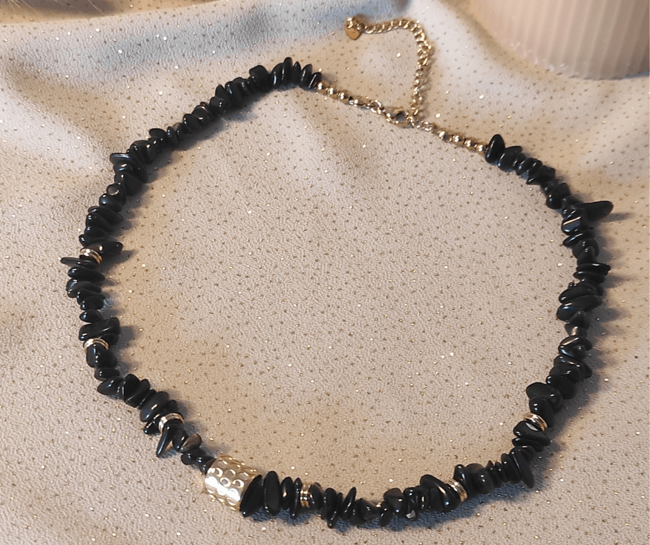 Collier Noirelia 1. Bijoux en acier inoxydable