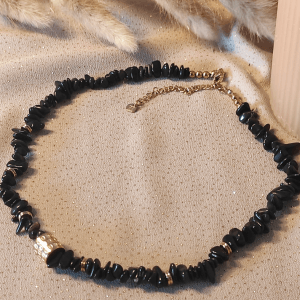 Collier Noirelia 2. Bijoux en acier inoxydable