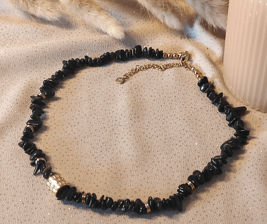 Collier Noirelia 2. Bijoux en acier inoxydable