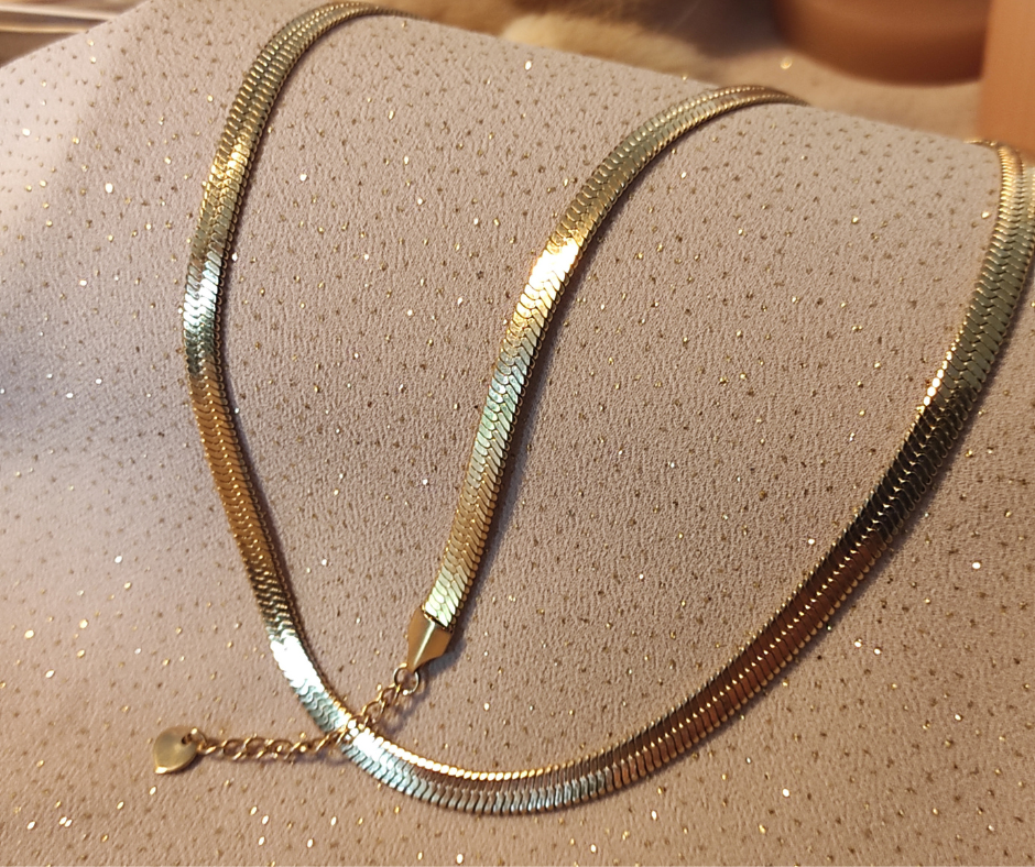 Parure Miroire 2 . Bijoux en acier inoxydable