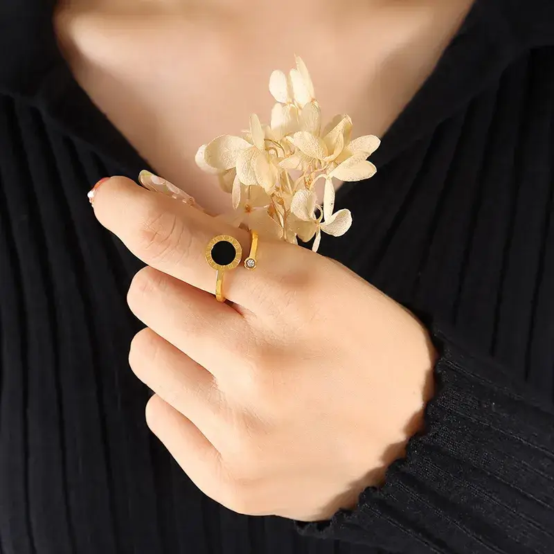Bague Divin 2. Bijoux en acier inoxydable