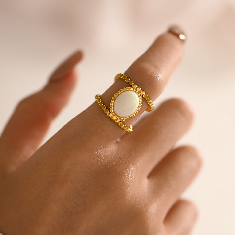 Bague Noblea 2. Bijoux en acier inoxydable