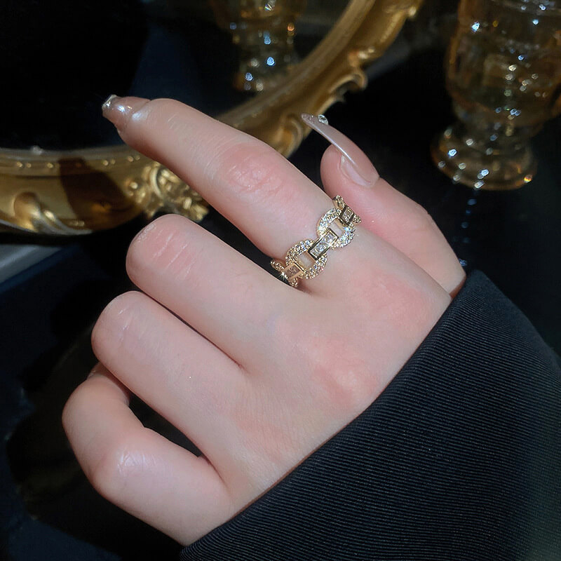Bague Prestige 2. Bijoux en acier inoxydable