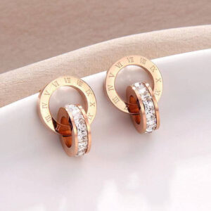Boucles d’oreilles Élysée 1. Bijoux en acier inoxydable