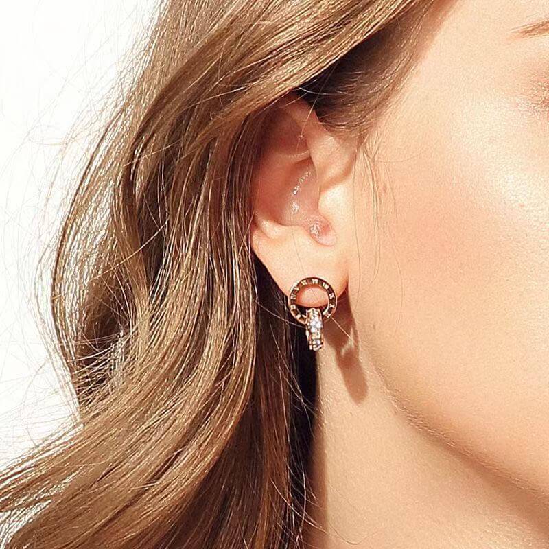 Boucles d'oreilles Elysée 3. Bijoux en acier inoxydable