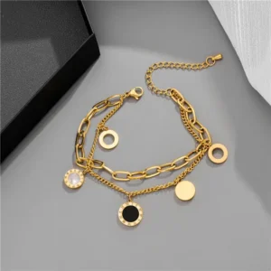 Bracelet Marénoir 1. Bijoux en acier inoxydable