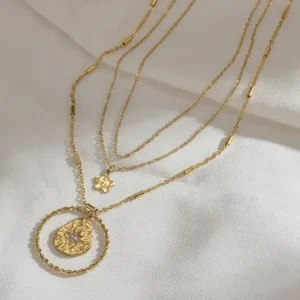 Collier Lustra 1. Bijoux en acier inoxydable