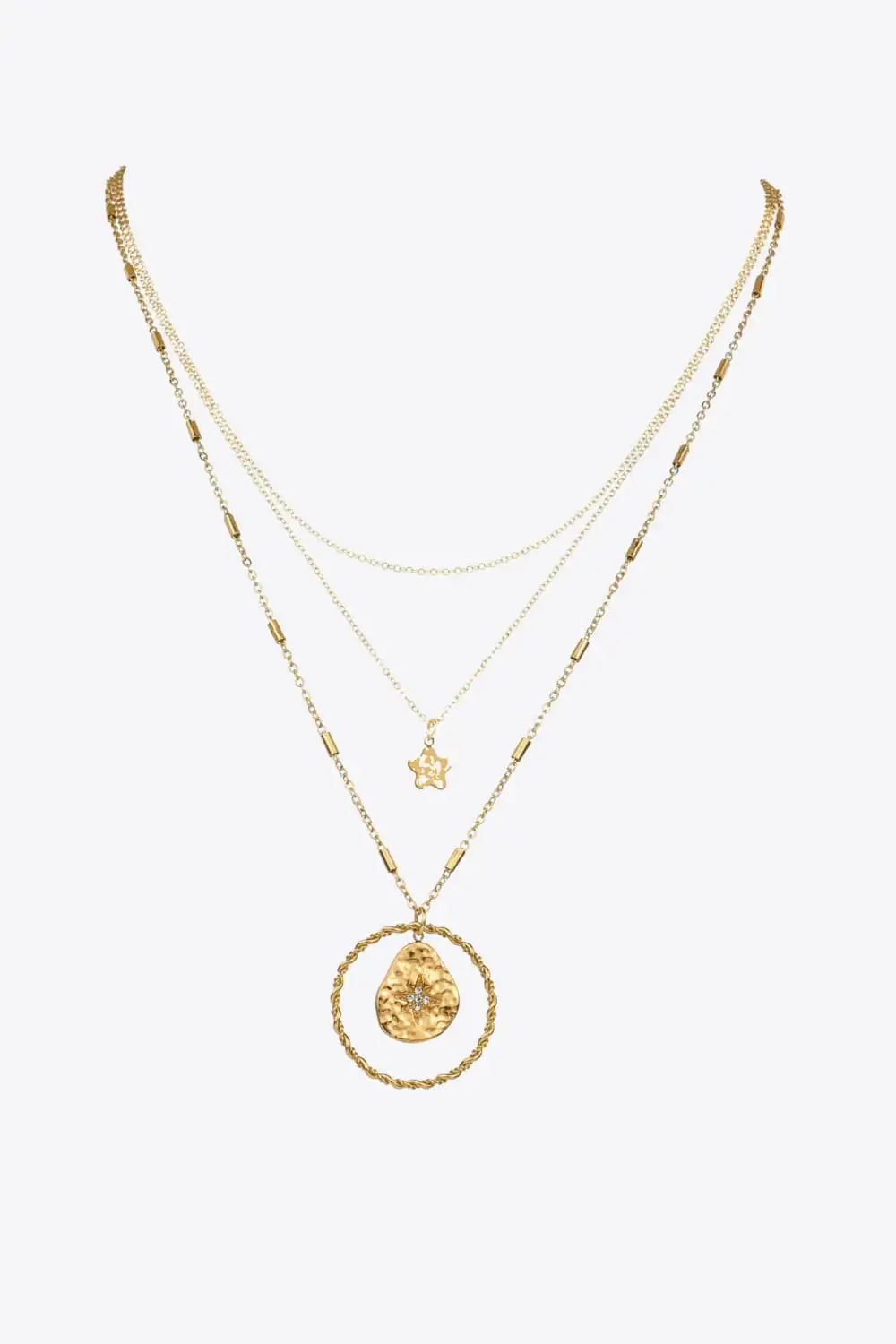Collier Lustra 2. Bijoux en acier inoxydable