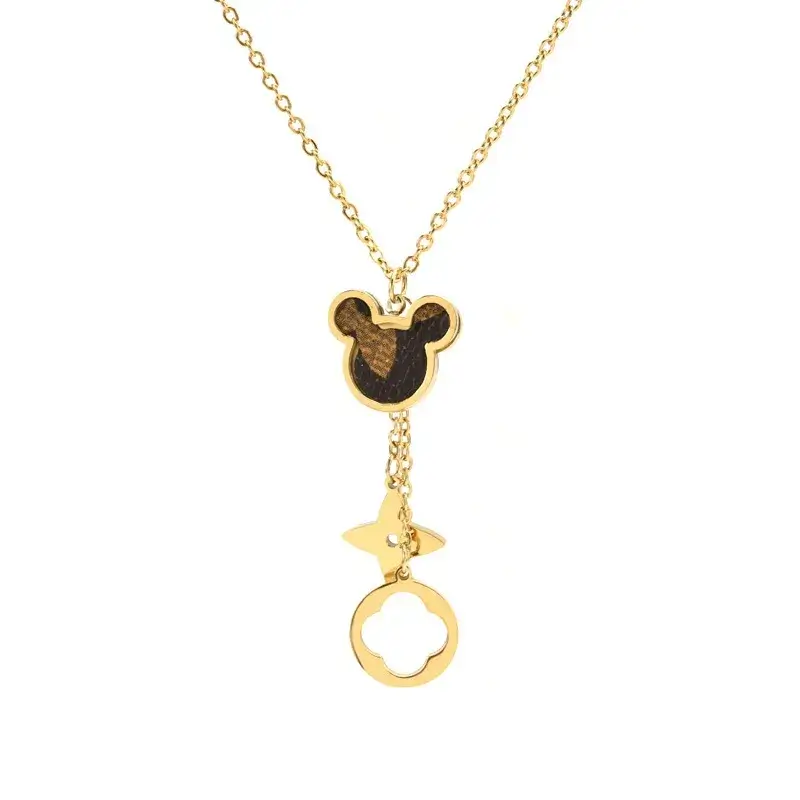 Collier Mikoria 3. Bijoux en acier inoxydable