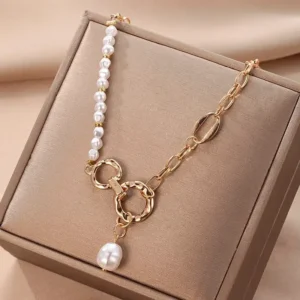 Collier Perla 1. Bijoux en acier inoxydable