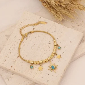 Bracelet Azurina 1. Bijoux en acier inoxydable