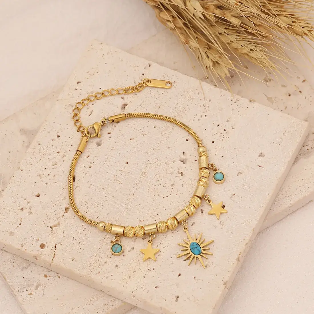 Bracelet Azurina 1. Bijoux en acier inoxydable