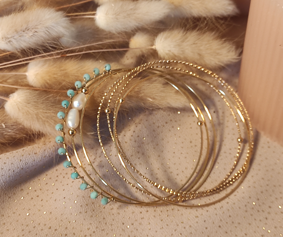 Bracelet dounia 1. Bijoux en acier inoxydable