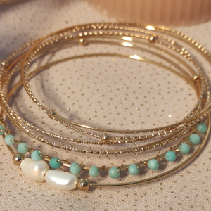 Bracelet dounia 2. Bijoux en acier inoxydable