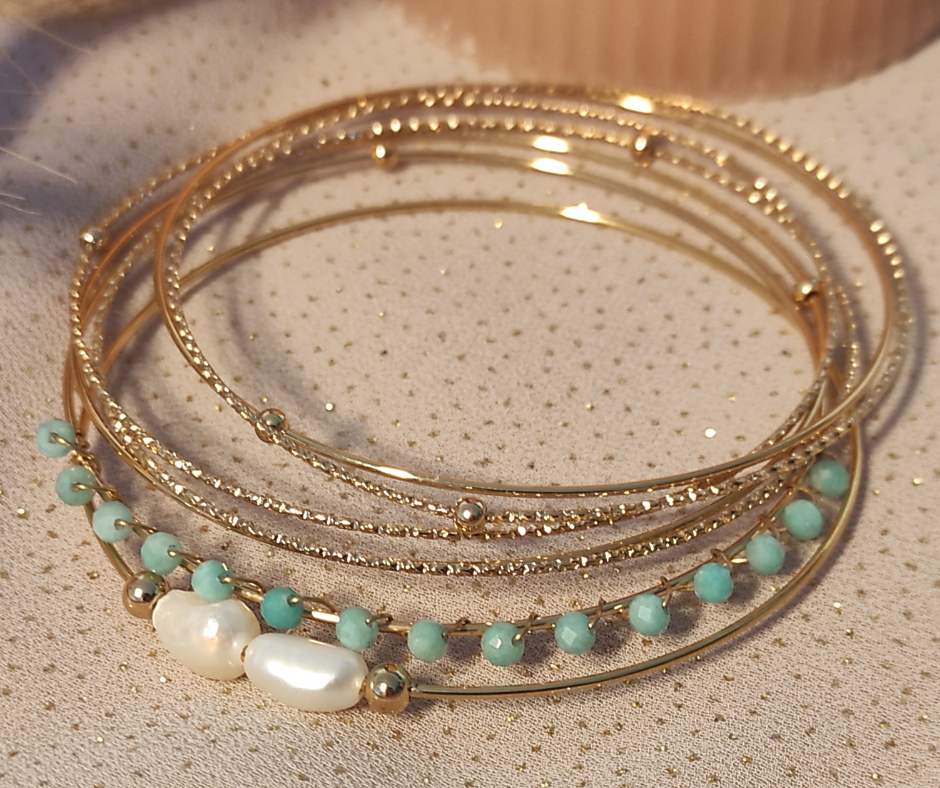 Bracelet dounia 2. Bijoux en acier inoxydable