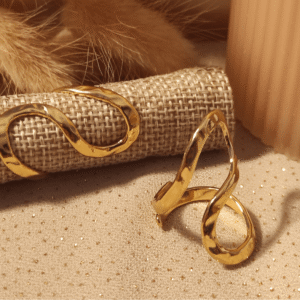 Boucles d'oreilles goutte Eleni 1. Bijoux en acier inoxydable