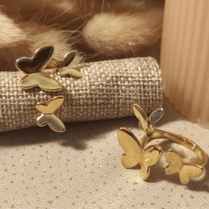 Boucles d'oreilles goutte Farah 1. Bijoux en acier inoxydable
