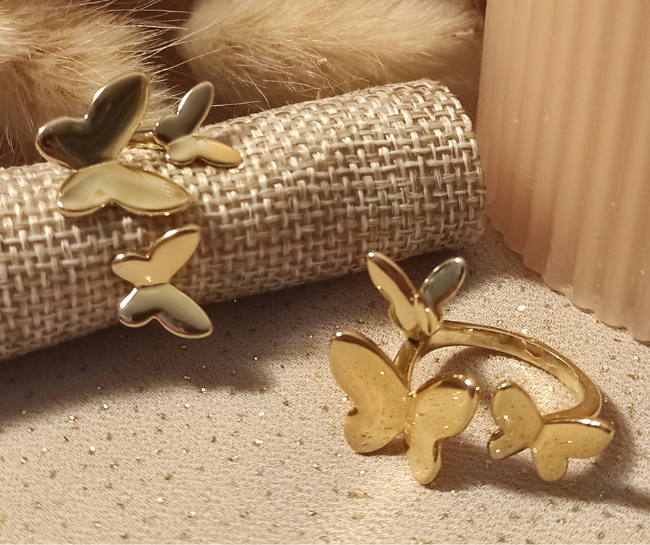 Boucles d'oreilles goutte Farah 2. Bijoux en acier inoxydable