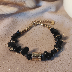 Bracelet Noirelia 1. Bijoux en acier inoxydable