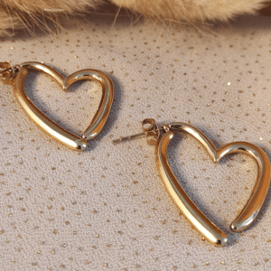 Boucles d'oreilles goutte Lina 1. Bijoux en acier inoxydable