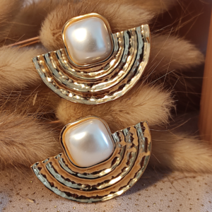 Boucles d'oreilles goutte Lisa 2. Bijoux en acier inoxydable