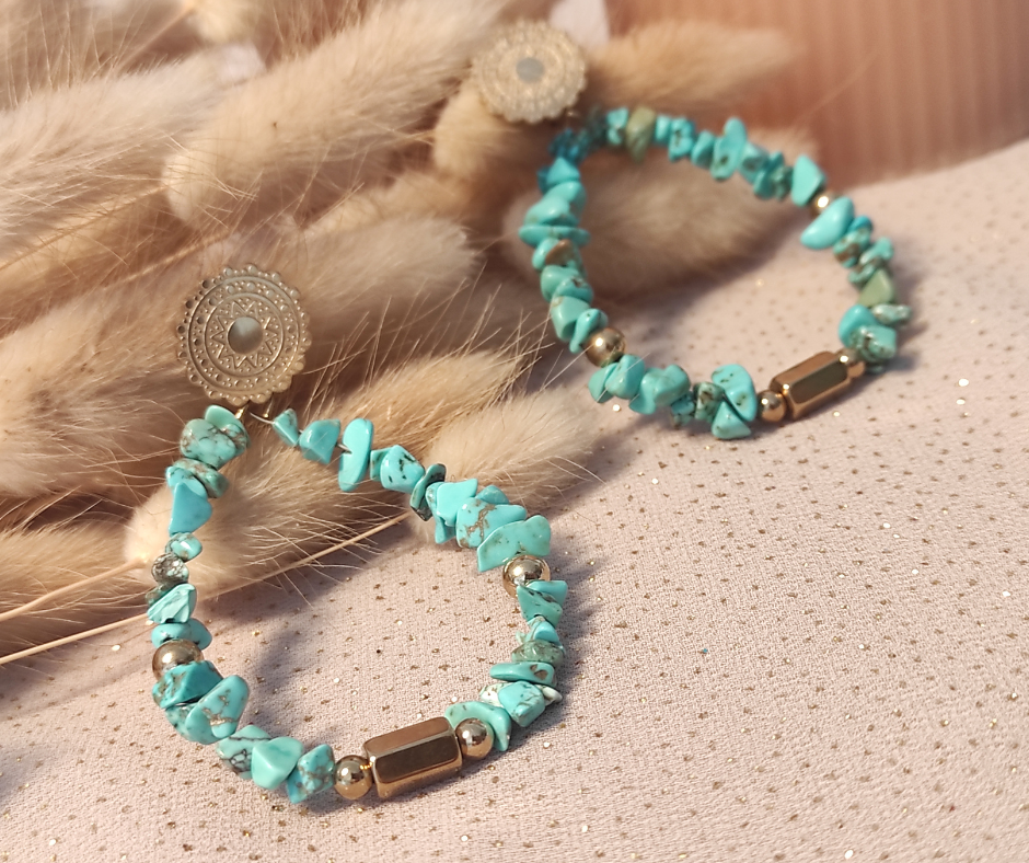 Boucles d'oreilles goutte Turquina 1. Bijoux en acier inoxydable