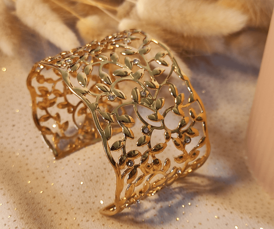 Bracelet Fleurina 1. Bijoux en acier inoxydable