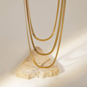 Collier Necklace 3. Bijoux en acier inoxydable