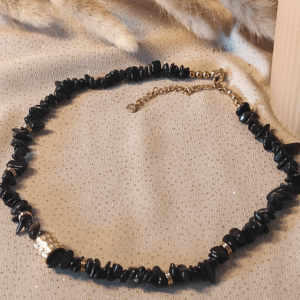 Collier Noirelia 2. Bijoux en acier inoxydable