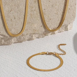 Parure Miroire 1 . Bijoux en acier inoxydable