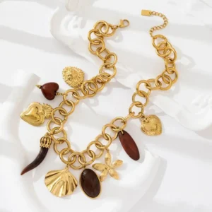Collier Carmina acier inoxydable